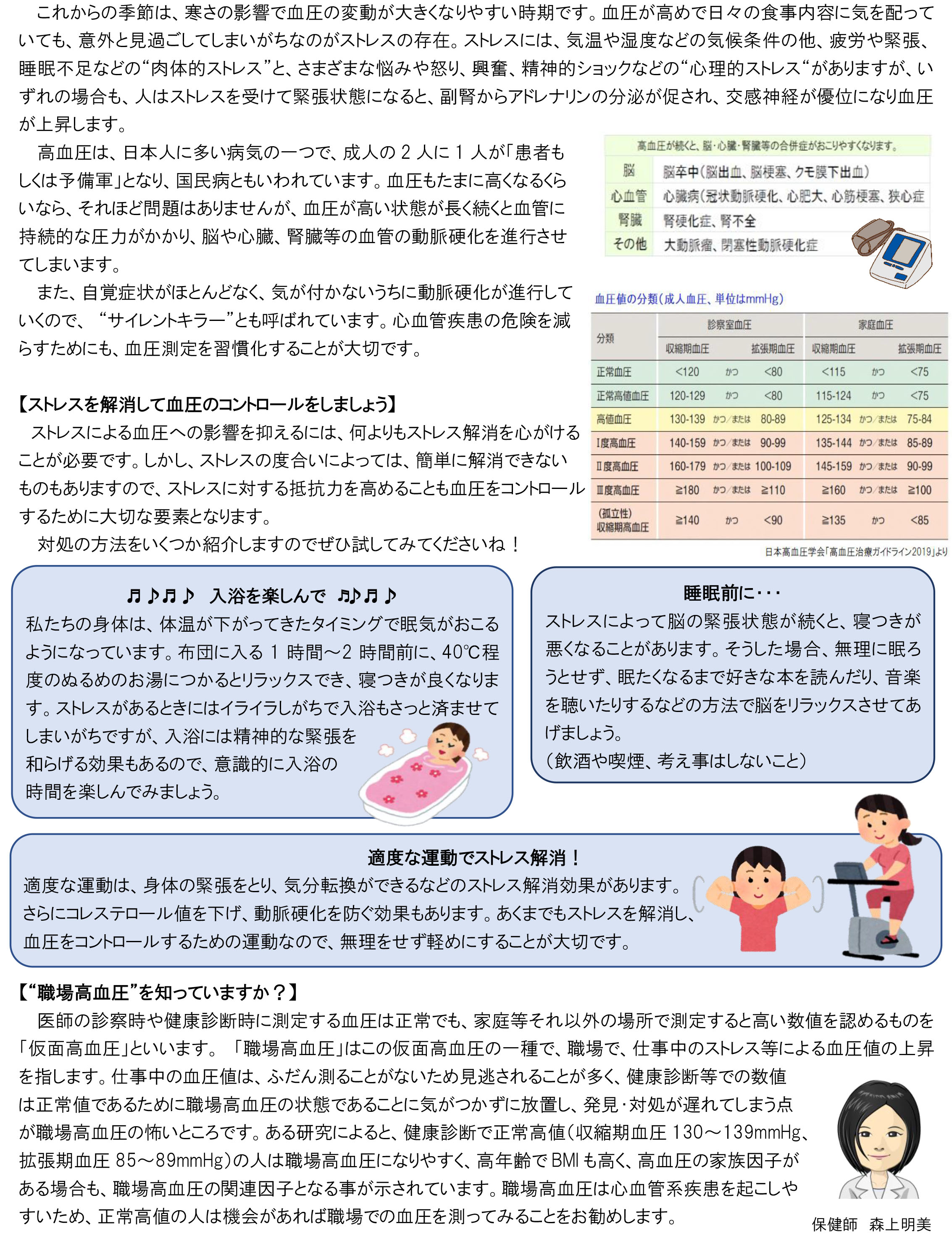 ストレスと高血圧